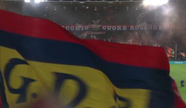 The Genoa CFC walk onto the pitch is epic