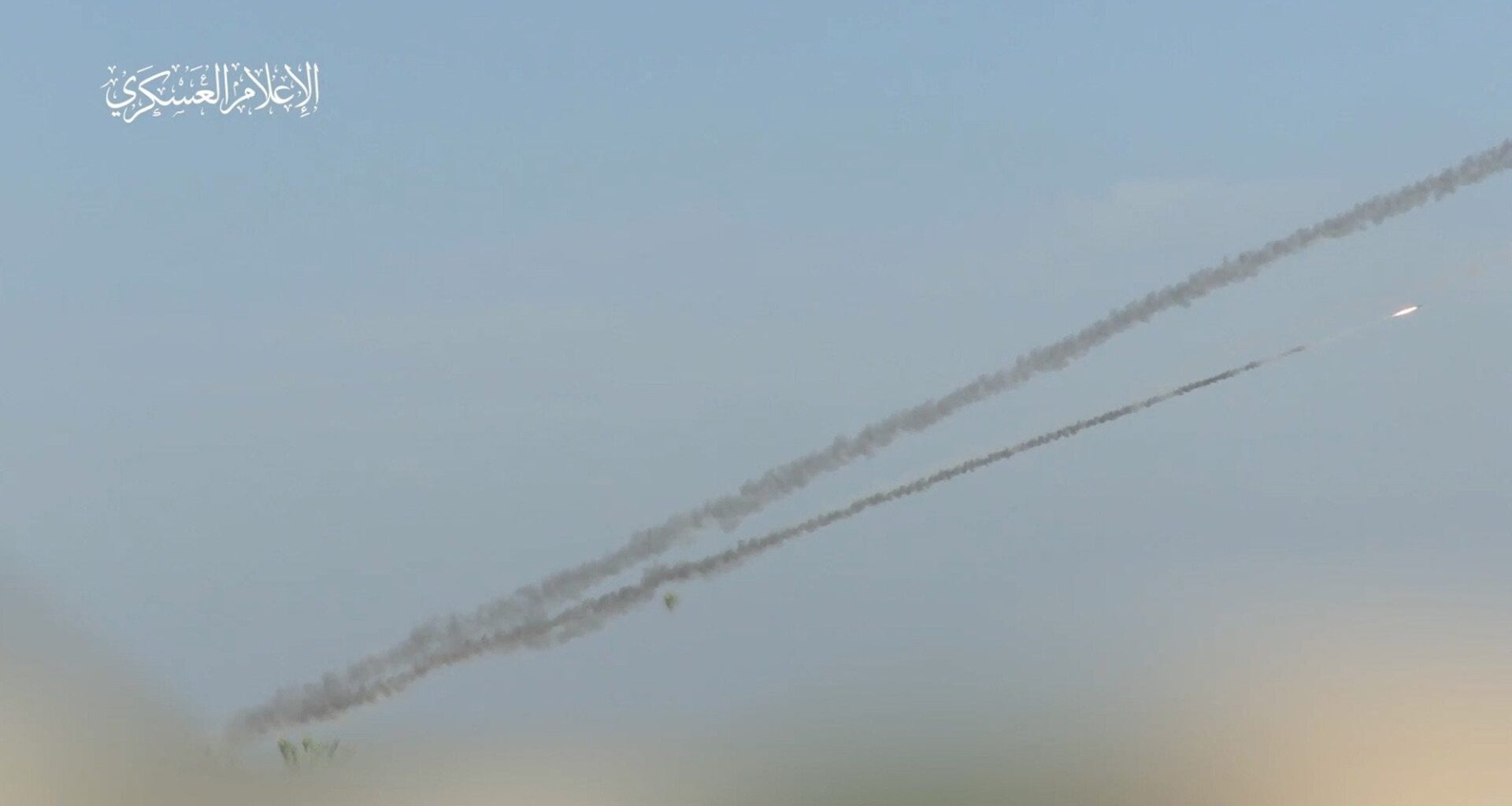 Hamas Fires Salvos Of Rockets Towards Israel