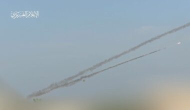 Hamas Fires Salvos Of Rockets Towards Israel