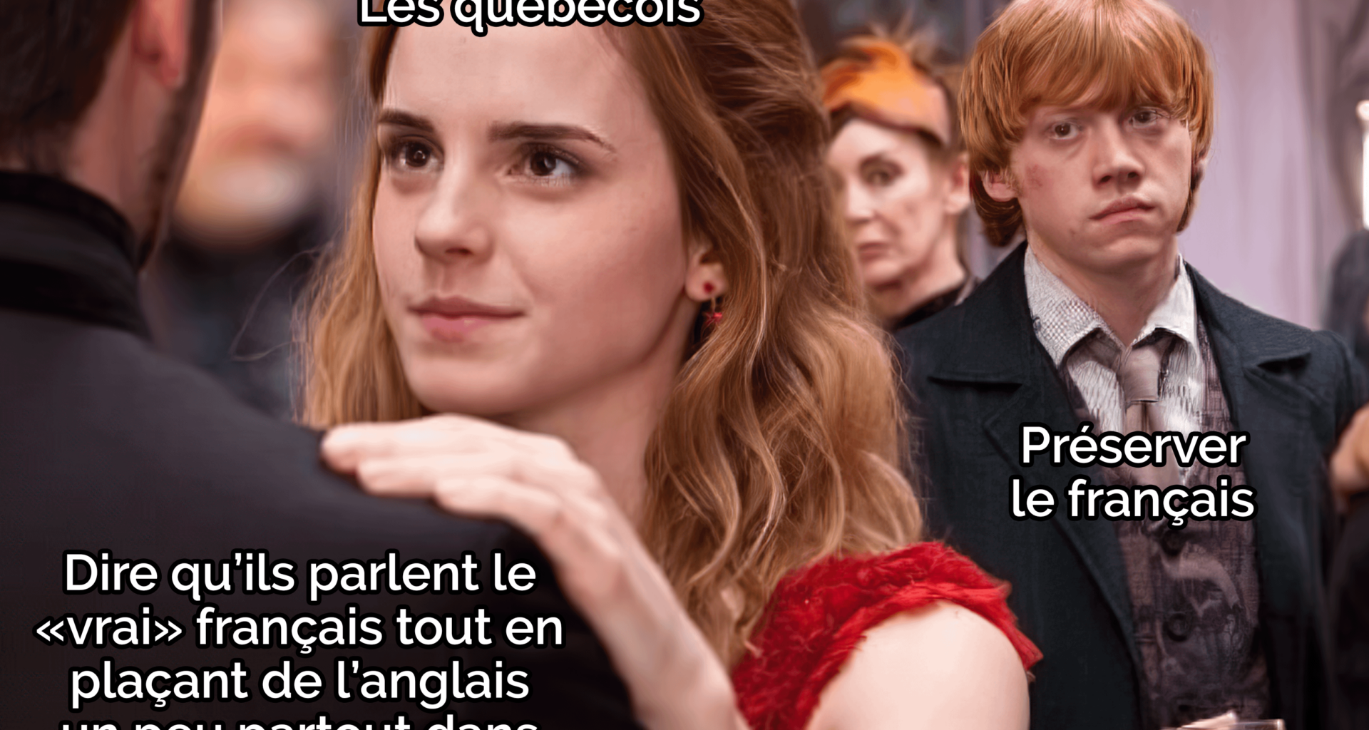"on utilise pas d'anglicisme par contre on parle anglais la moitié du temps"