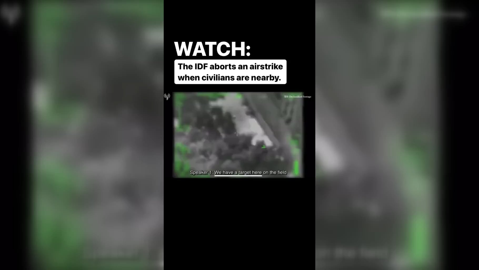 IDF aborts airstrike on Hamas terrorists when civilians are discovered nearby