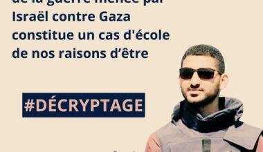 Couverture de la guerre Israël/Palestine : L’AJAR dénonce le double standard
