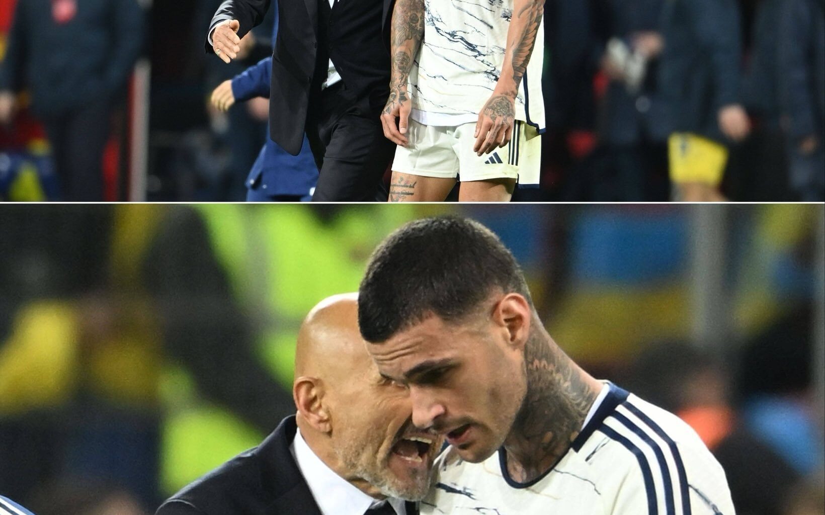 [IFTV] After the final whistle Spalletti went straight up to Scamacca and told him: “You need to wake up.”