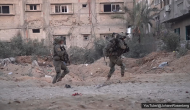 IDF commandos fighting in the Gaza Strip
