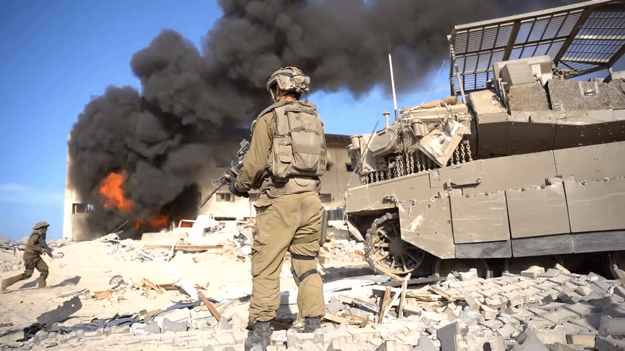 The Israeli Army has released new footage of its soldiers fighting deep inside the Gaza Strip. A number of important command and control centers as well as administrative buildings have been taken. Hamas is taking a major beating.
