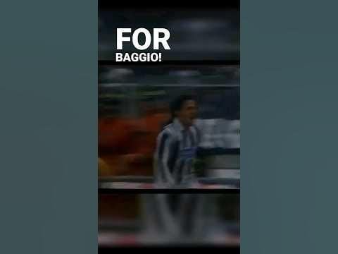 Classic Moment! Baggio & Di Livio Link up JUVENTUS vs AC MILAN (1-0) CAMPIONATO 1994-1995