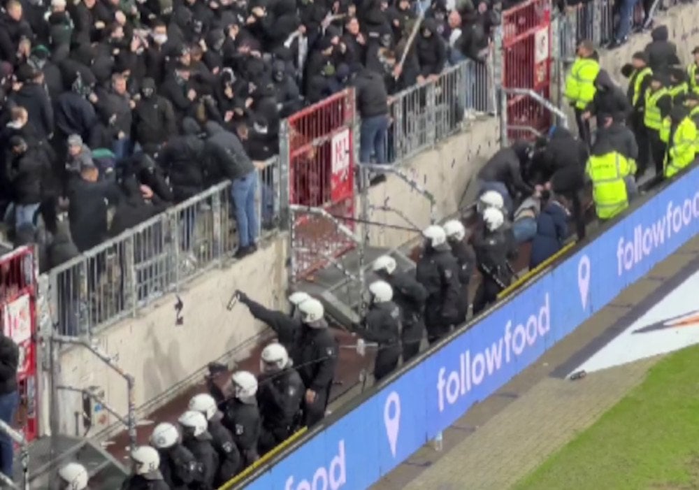 Von Polizei verletzte Fans noch immer im Krankenhaus - Die Fanhilfe Hannover blickt fassungslos auf die sich ereignete Gewaltorgie der Hamburger Polizei im Gästebereich des Millerntor-Stadions