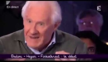 "L'accusation d'antisémitisme est mobilisée contre les jeunes de banlieue" ‐ Alain Badiou, 2013