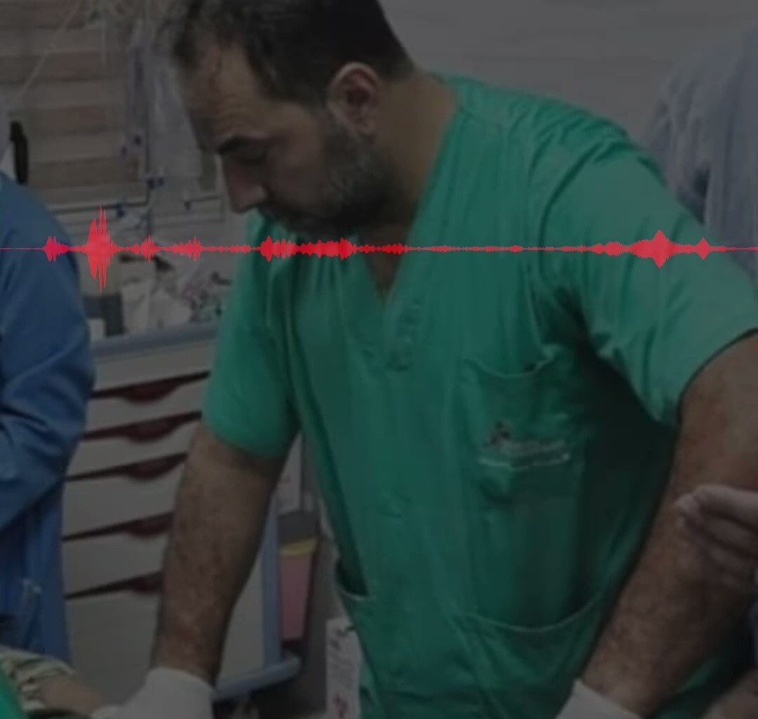 « On est au 4e étage, il y a un sniper qui a blessé 4 patients. […] Certains de ceux qui sortent de l’hôpital veulent aller dans le sud. Ils les bombardent, ils bombardent leurs familles. » Dr Mohammad Obeid de MSF