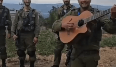 Shabbot shalom, from some IDF soldiers. 11/18/23