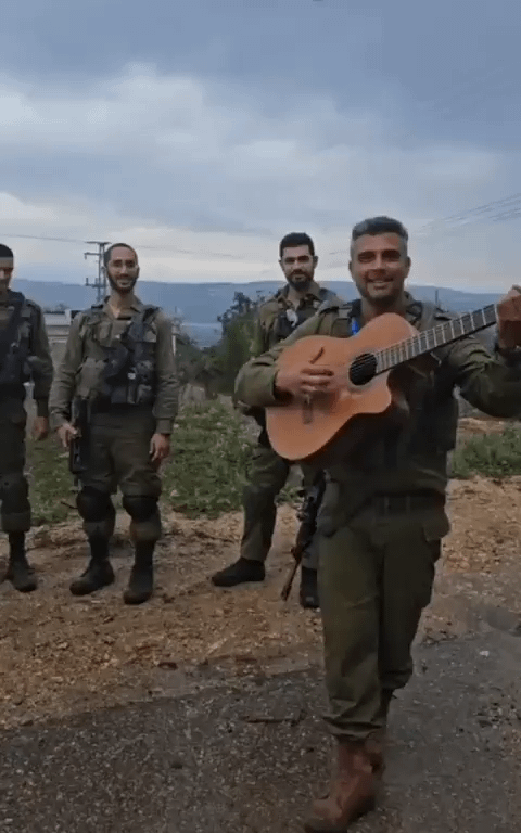 Shabbot shalom, from some IDF soldiers. 11/18/23