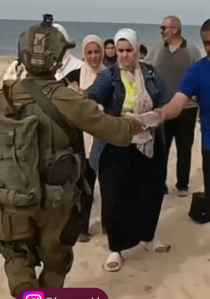 Video from Gaza shows humanitarian passageway by IDF soldiers to provide food and medicine to Palestinian civilians