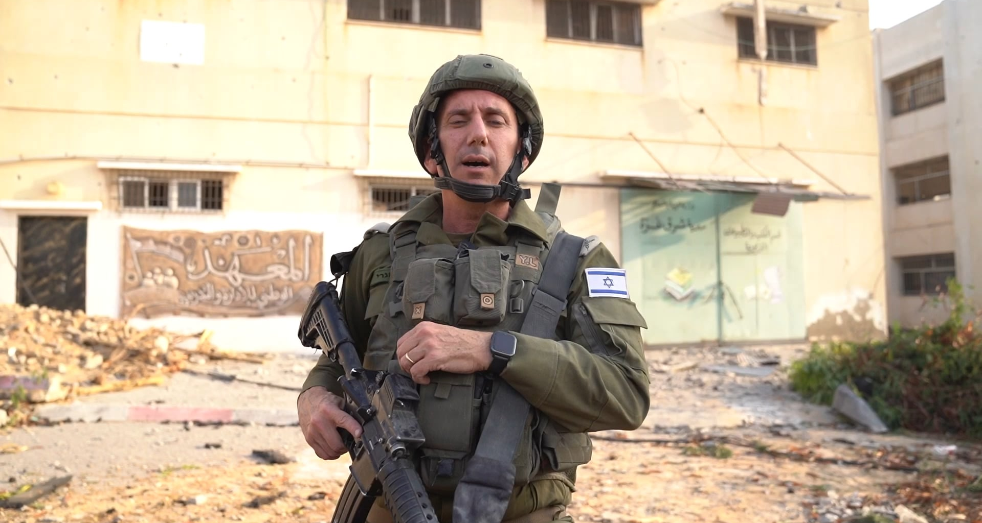 IDF spokesman shows the discovery of Hamas infrastructure beneath a hospital