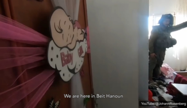 IDF finds Hamas weapons hidden under a girl's bed