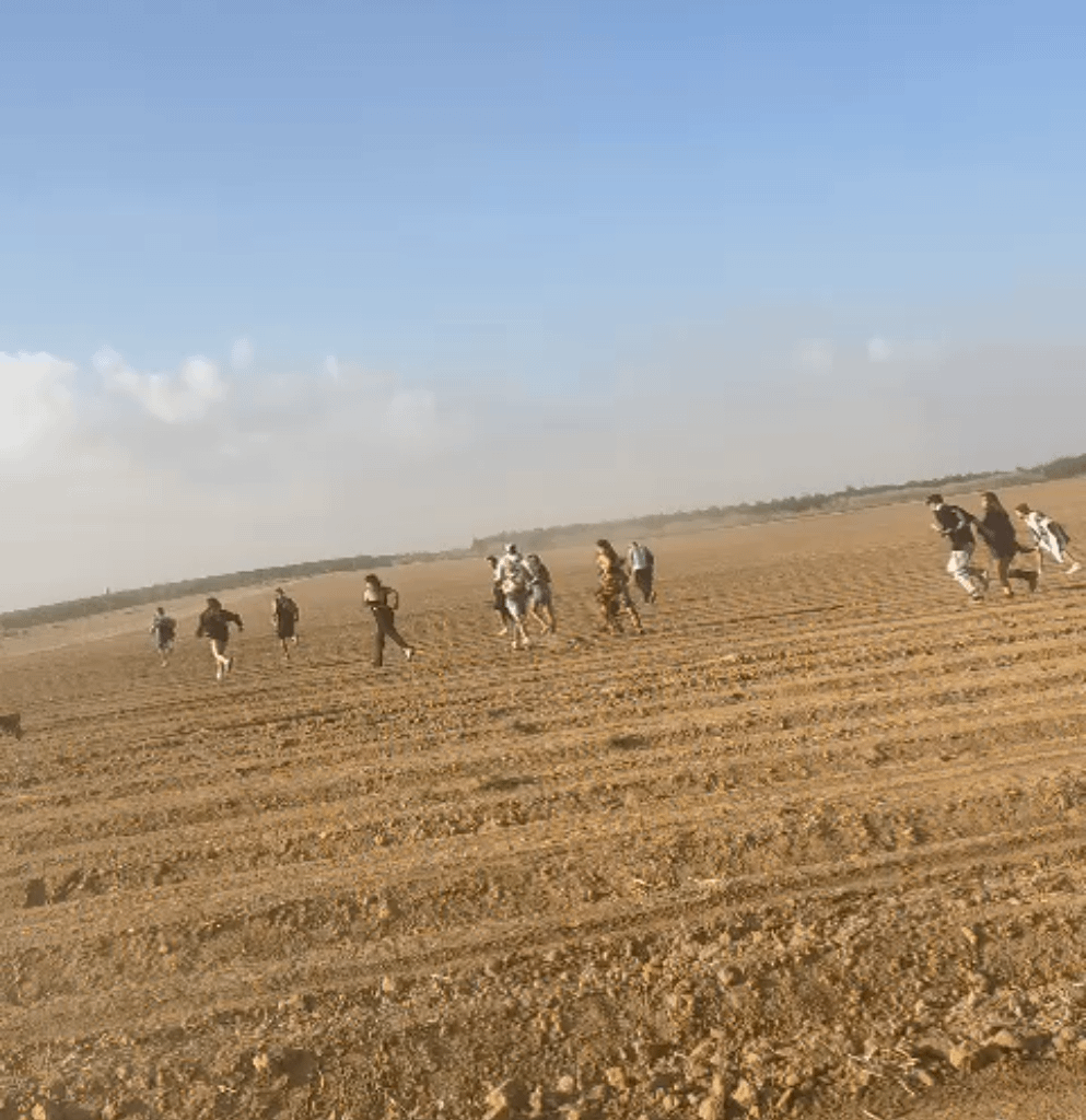 Over 3000 people attended Nova festival music. In this video You can see hundreds of them escaping from Hamas terrorists. Over 300 innocent people were murdered in cold blood