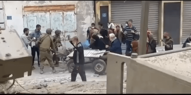 IDF soldiers helping elderly in North Gaza - 17 November 2023: