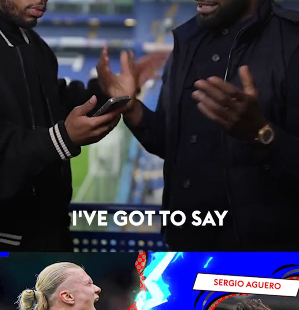 [Sky Sports] Daniel Sturridge asks Micah Richards if Erling Haaland is better than some of the Premier League's greatest strikers ever (Didier Drogba, Andy Cole, Wayne Rooney, Sergio Aguero, Eric Cantona, Ruud Van Nistelrooy, Alan Shearer, Fernando Torres, Harry Kane, Luis Suarez & Thierry Henry)