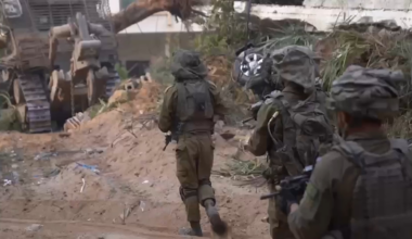 IDF combat footage in the Gaza Strip