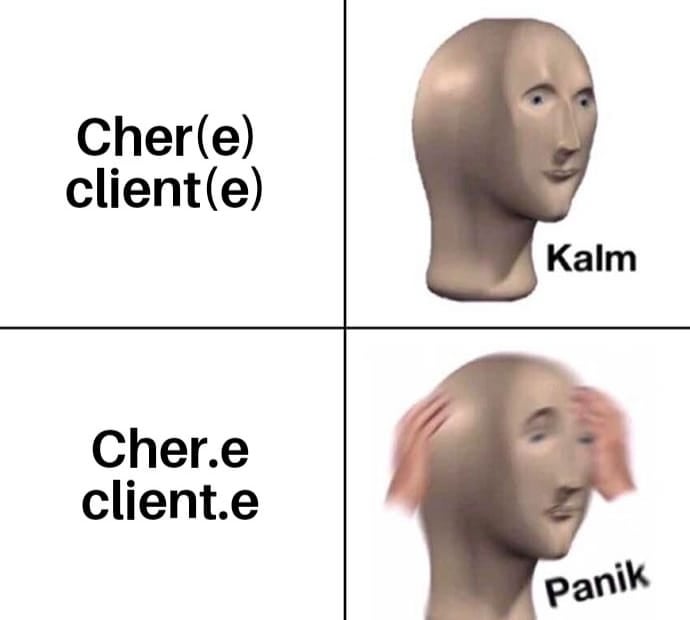 Parce que ça va bientôt être interdit d'écrire