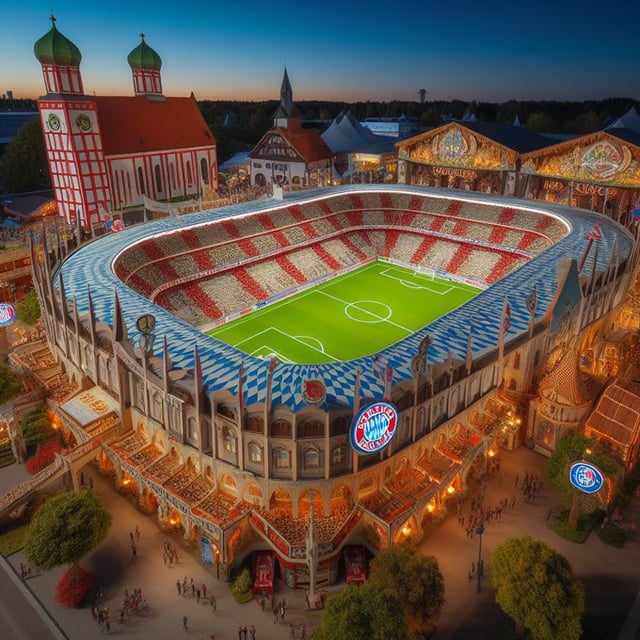 German stadiums reimagined by AI. (OC: Manuel Veth)