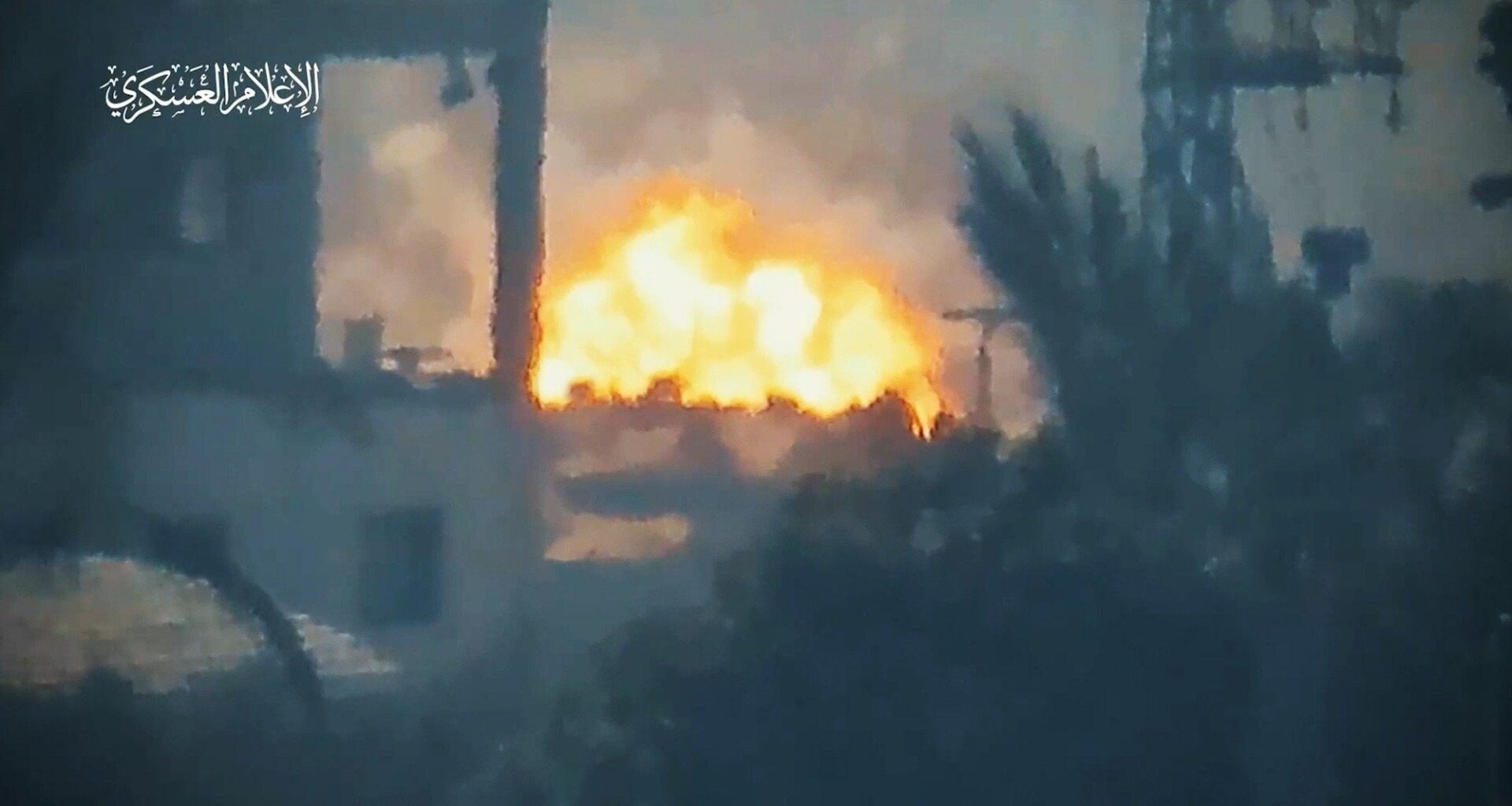 Hamas Targets Israeli Military Vehicles Invading Gaza