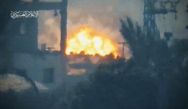 Hamas Targets Israeli Military Vehicles Invading Gaza