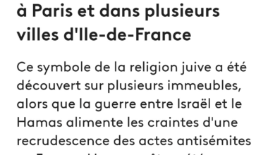 Maintenant l'étoile de David est un symbole antisémite...