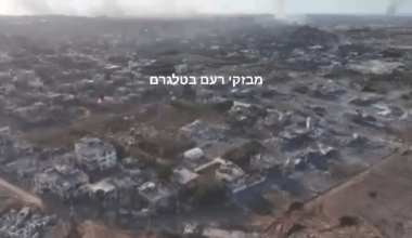 The israeli occupation destroys all of Khan Yunis