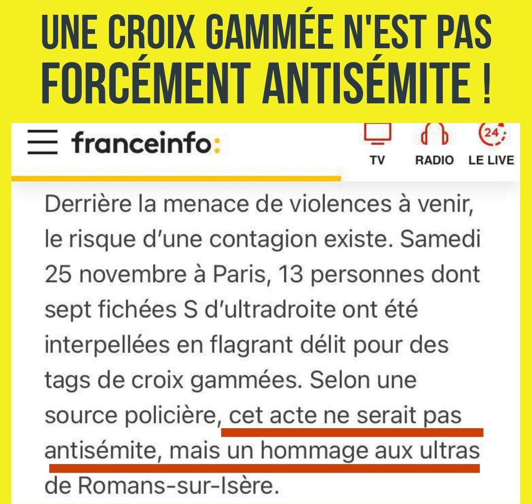 "Et pendant qu'on y'est le Führer est un nazi lui aussi hein ?"