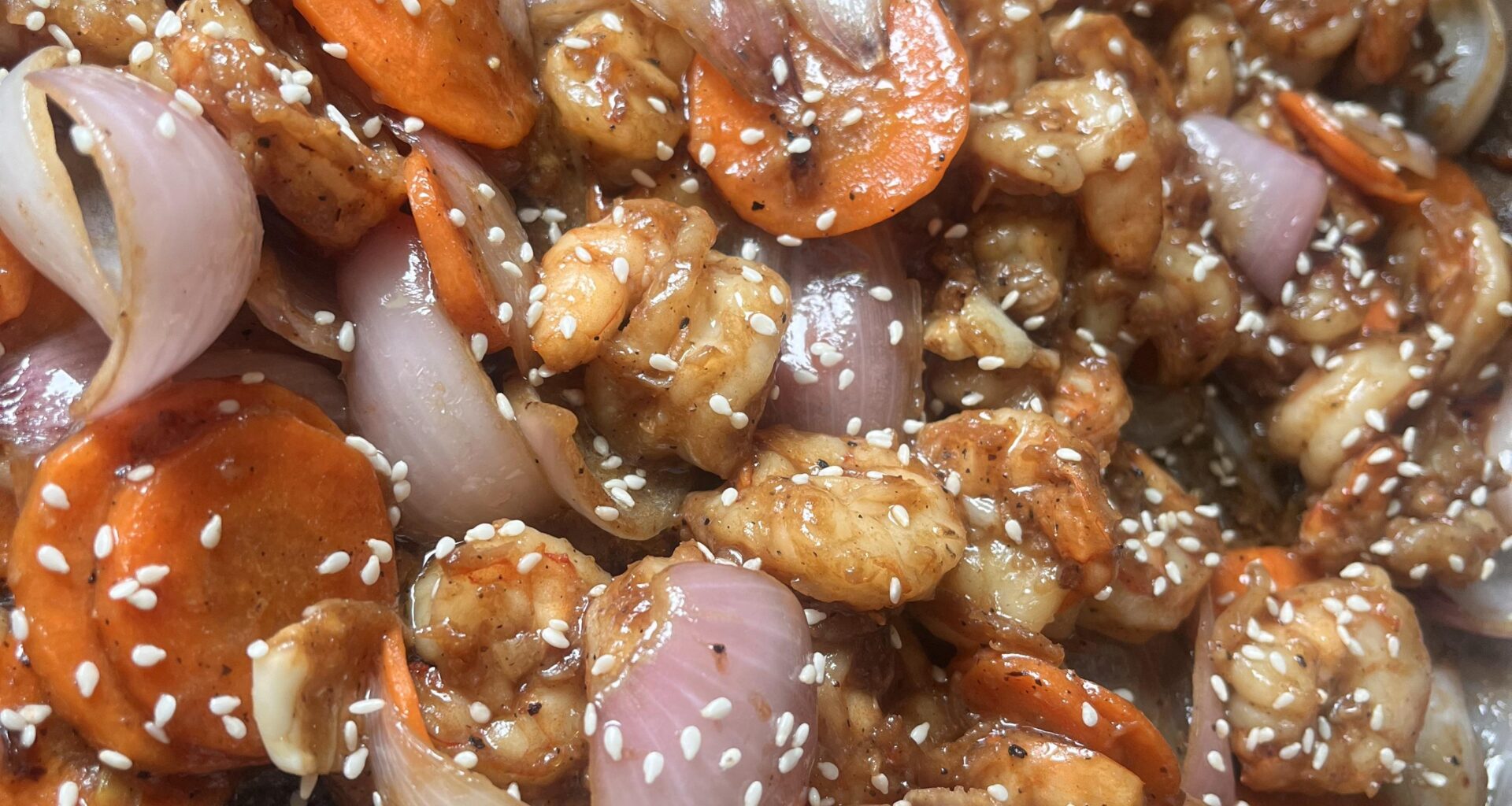 Sauté de crevettes !