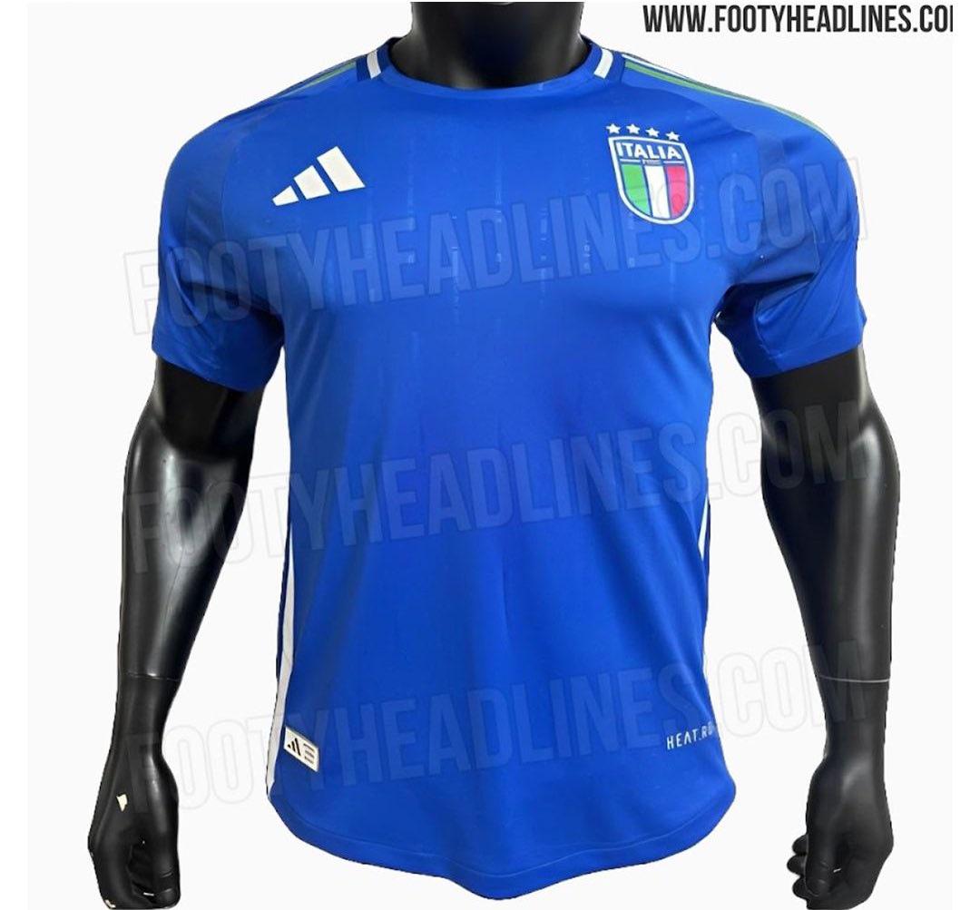 Italy’s new rumored home kit has been leaked by Footy Headlines.