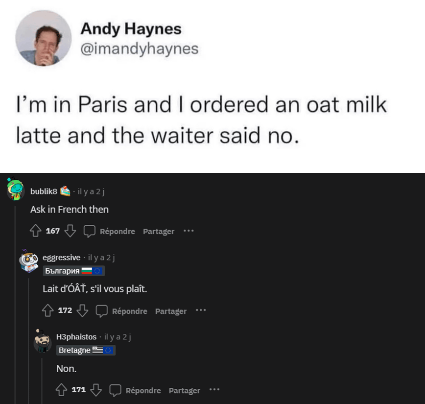 Toujours pas, non.