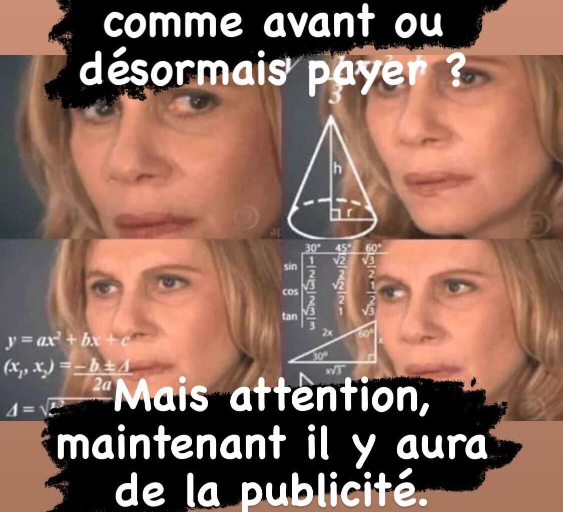 Si c’est gratuit…