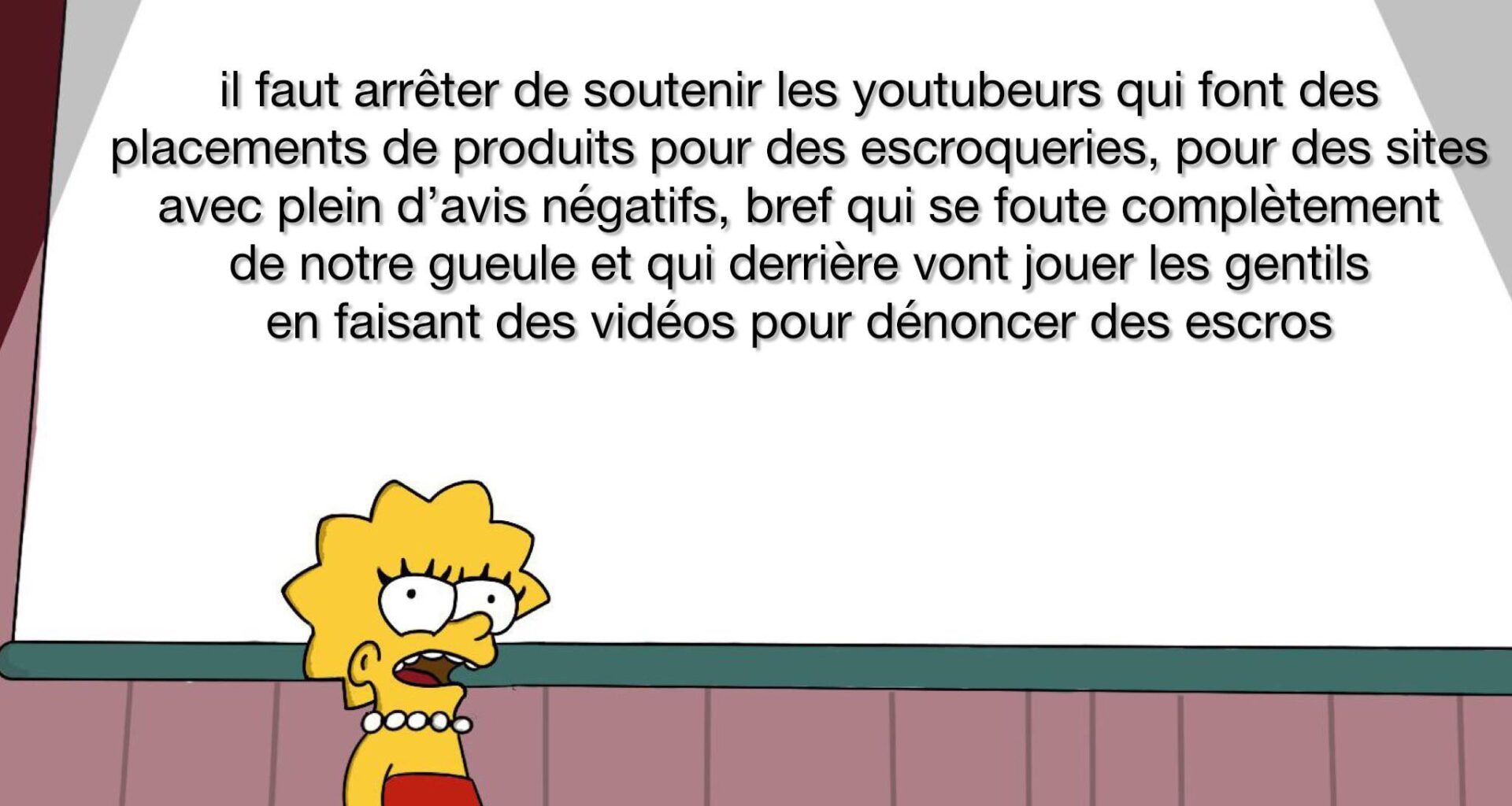 Lisa Simpson la voix de la raison