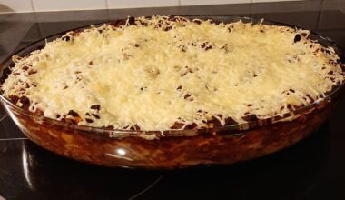 Lasagnes pour finir la semaine en beauté