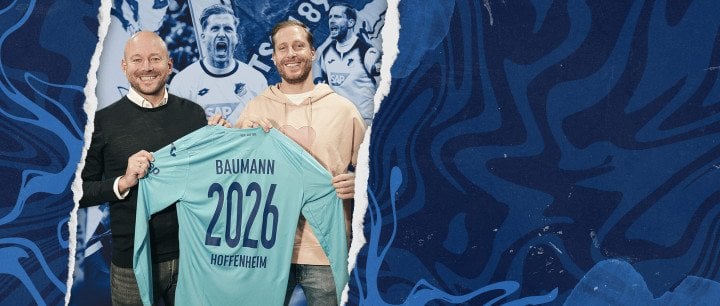 Offiziell: TSG-Kapitän Baumann setzt Zeichen - Vertragsverlängerung bis 2026