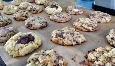 Cookies Nutella / chocolat lait raisins noisettes / kinder maxi