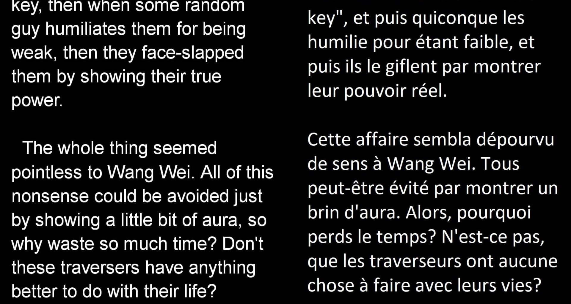 Noveltranslations sous-reddit, grosso-modo