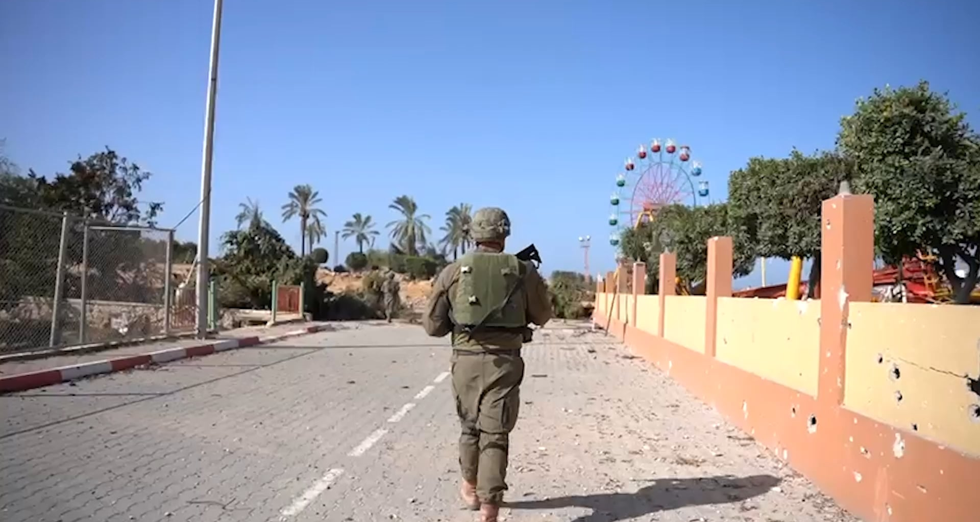IDF finds tunnels at amusement park near where seating area for children