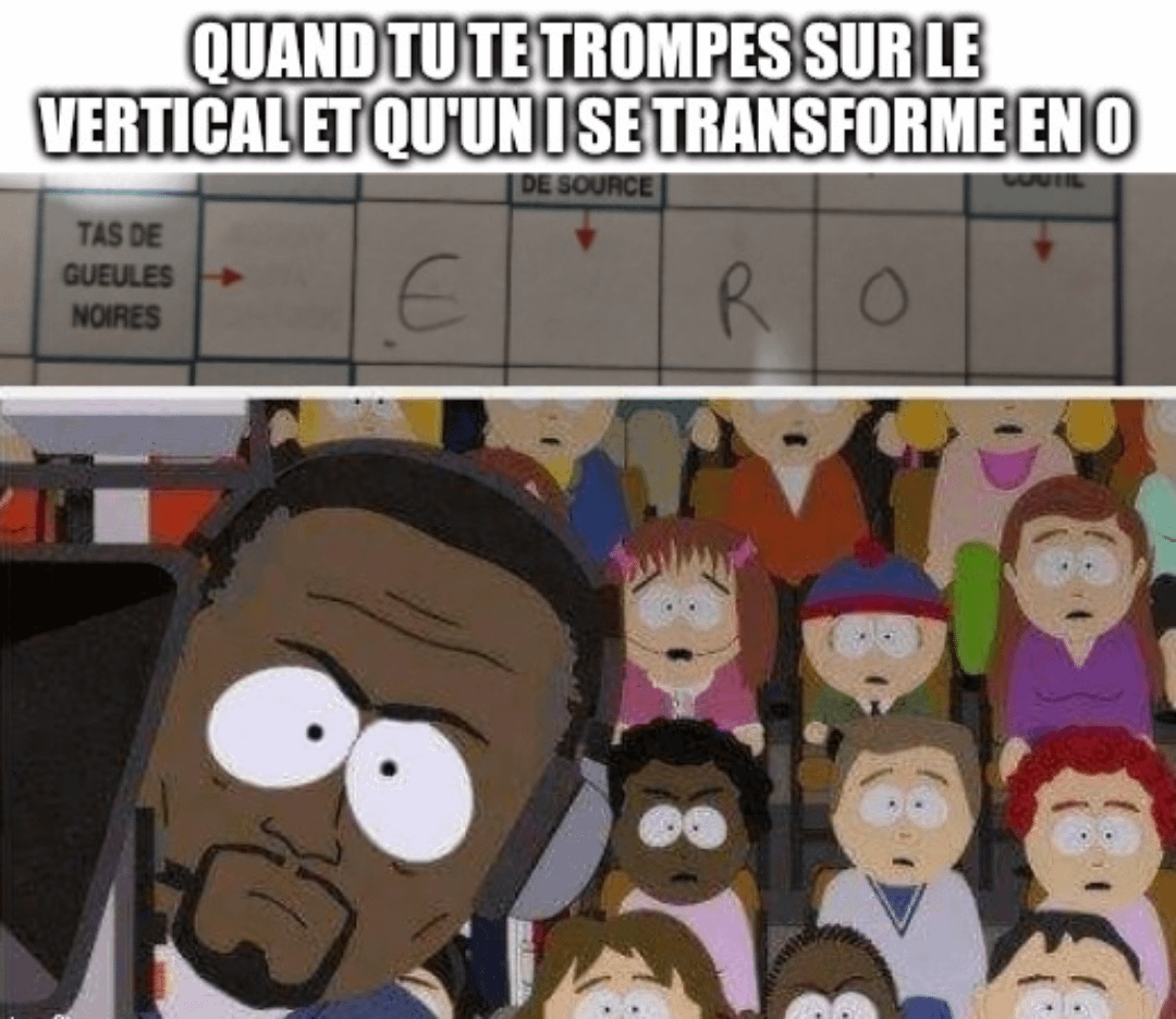 Je vous JURE que c'est pas ma faute !