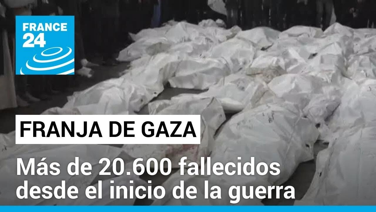 La Franja de Gaza vive una aguda crisis sanitaria mientras la cifra de muertos supera los 20.600