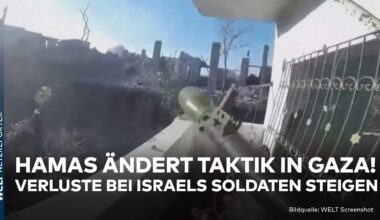 KRIEG IN NAHOST: Hamas ändert Taktik in Gaza! Israel meldet steigende Verluste bei Soldaten