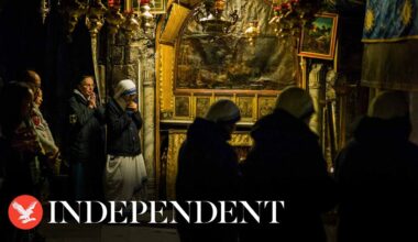Live: Midnight mass at the Nativity Church in Bethlehem