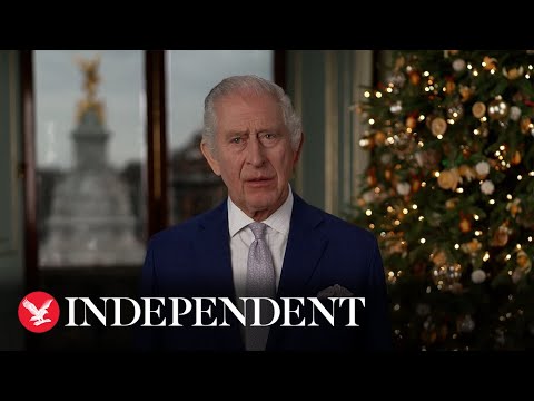 Watch again: King Charles delivers annual Christmas message