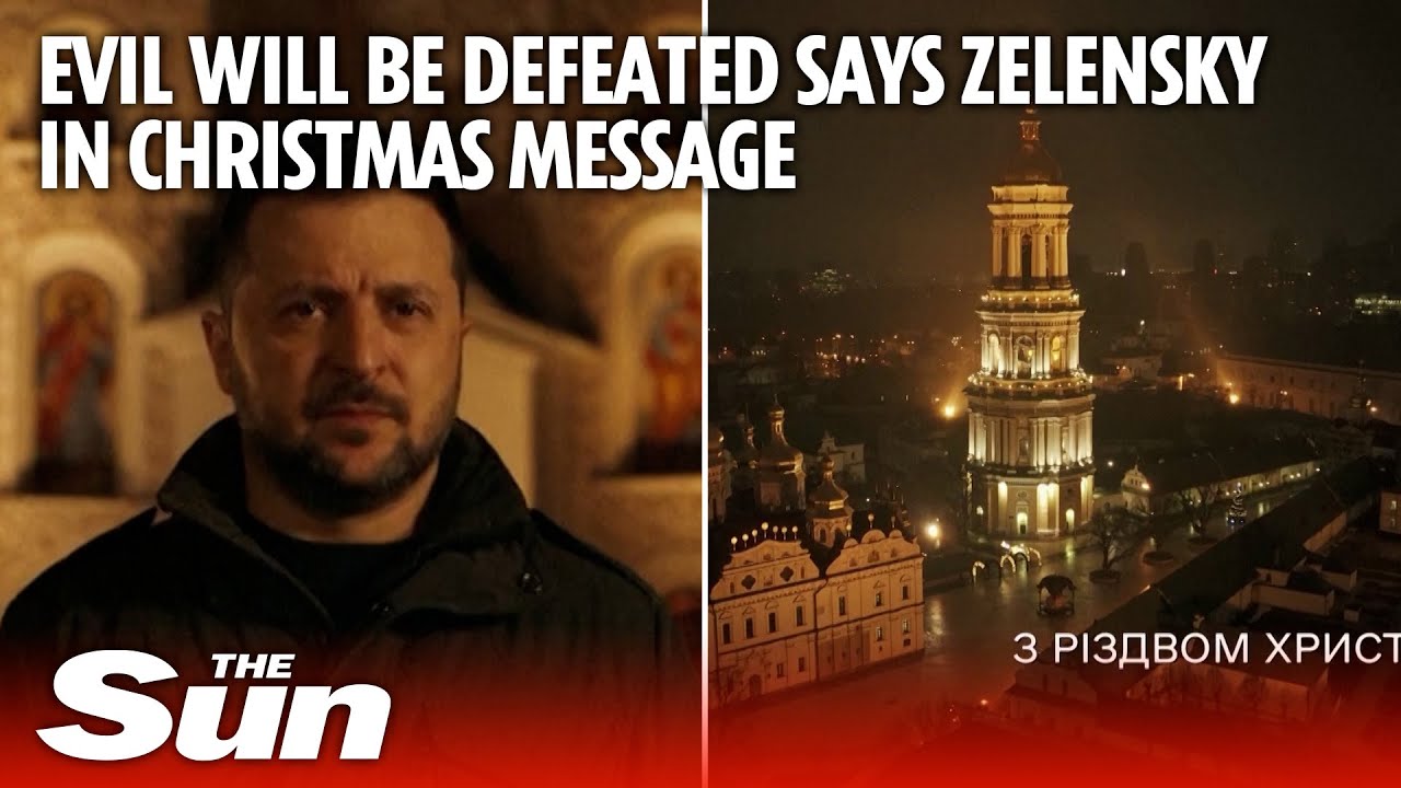 'Evil will be defeated', Zelensky tells Ukraine in Christmas message
