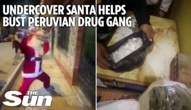 Undercover Santa helps bust Peruvian drug gang