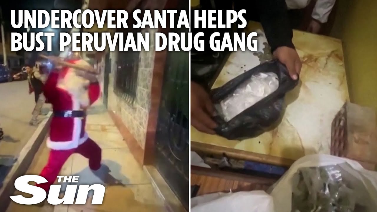 Undercover Santa helps bust Peruvian drug gang
