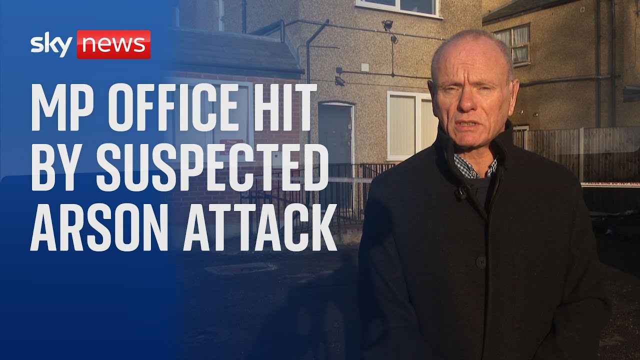 MP says 'sadly it's becoming part of the job' after a suspected arson attack