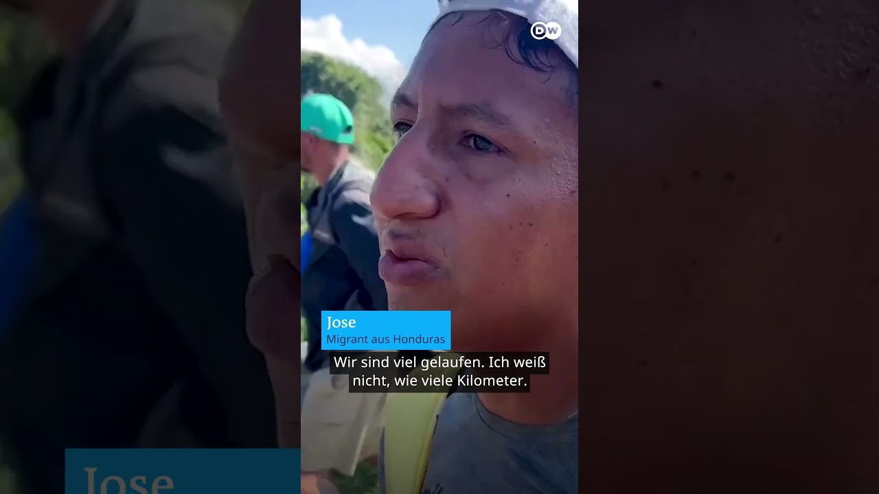 Tausende Migranten wollen zu Fuß aus Südmexiko in die USA | DW Nachrichten