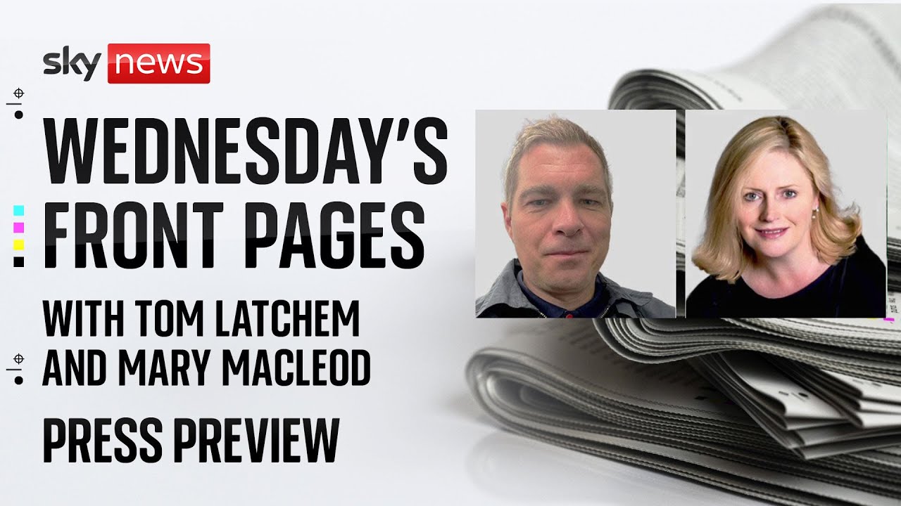 Press Preview: Wednesday's papers